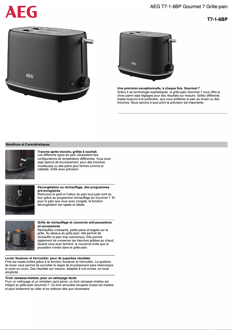 Image de la première page du manuel de l'appareil T7-1-6BP