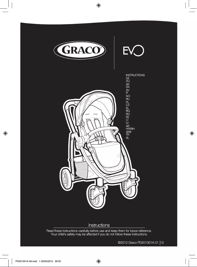 Image de la première page du manuel de l'appareil EVO