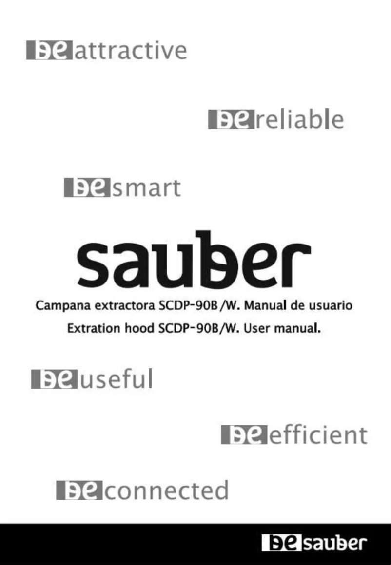 Page 1 de la notice Manuel utilisateur Sauber SCDP90B