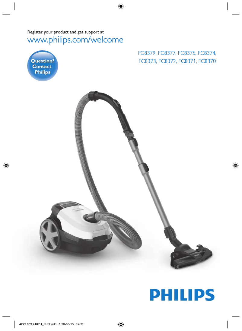 Page n°1 - Manuel utilisateur Philips Performer Compact FC8371