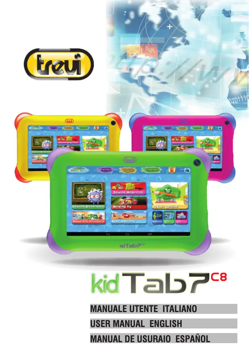 Página 1 del manual Manual de usuario Trevi Kids 7 C8
