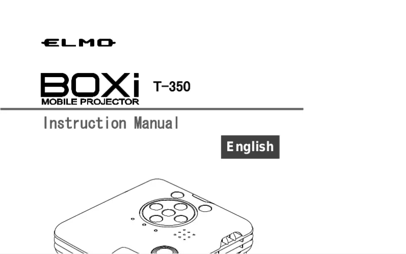 Image de la première page du manuel de l'appareil BOXi T-350