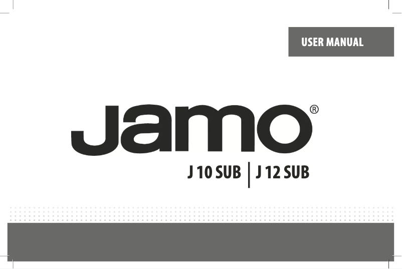 Image de la première page du manuel de l'appareil J 10