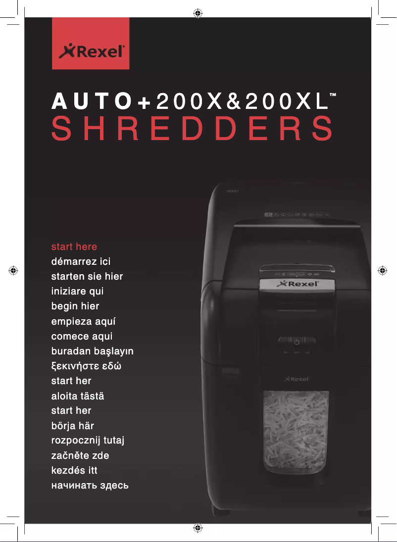Imagen de la primera página del manual del dispositivo Auto+ 200XL