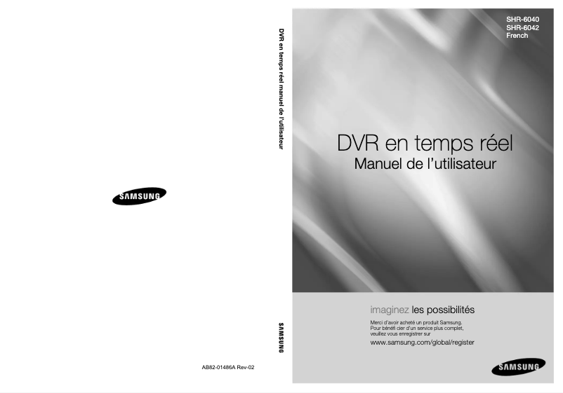 Image de la première page du manuel de l'appareil SHR-6040P