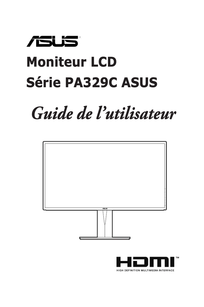 Page n°1 - Manuel utilisateur Asus ProArt PA329C
