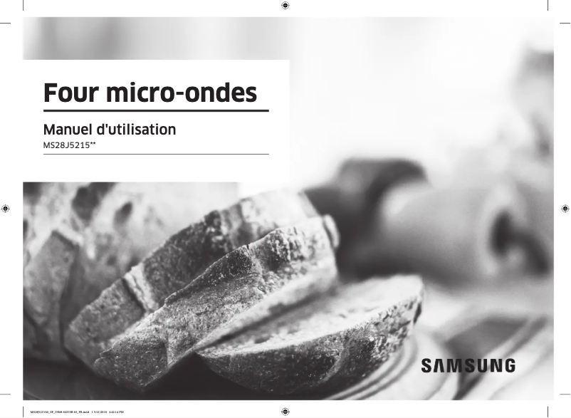 Page n°1 - Manuel utilisateur Samsung MS28J5215AW