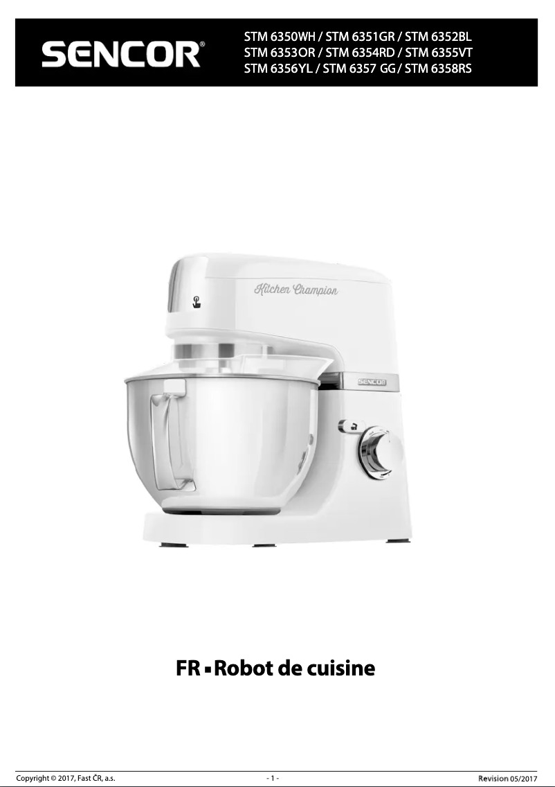 Image de la première page du manuel de l'appareil STM 6353OR