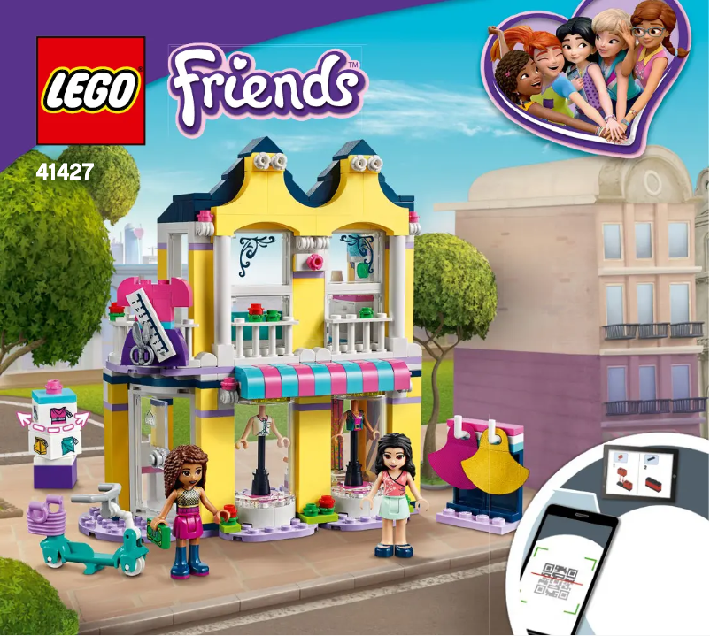 Page 1 de la notice Manuel utilisateur Lego Friends 41427