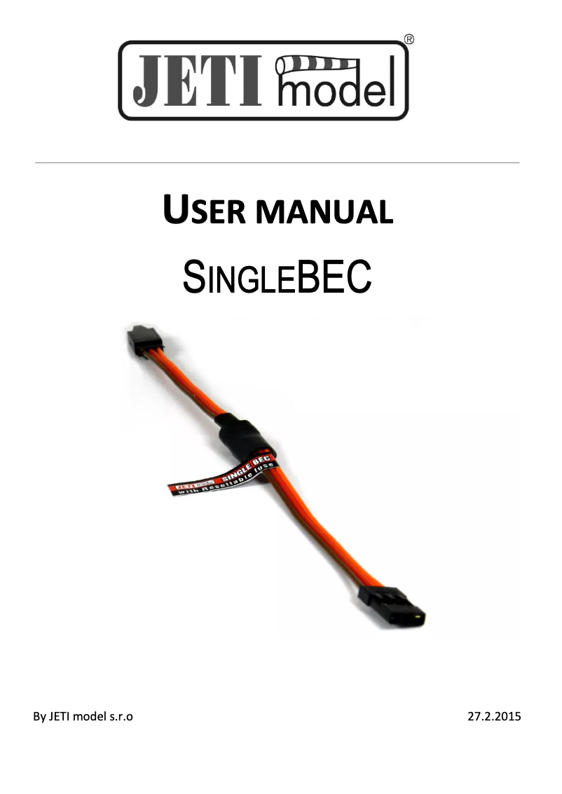 Image de la première page du manuel de l'appareil J-SB