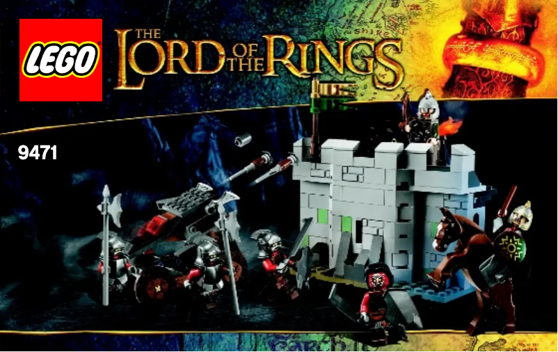 Page 1 de la notice Manuel utilisateur Lego Lord Of The Rings 9471