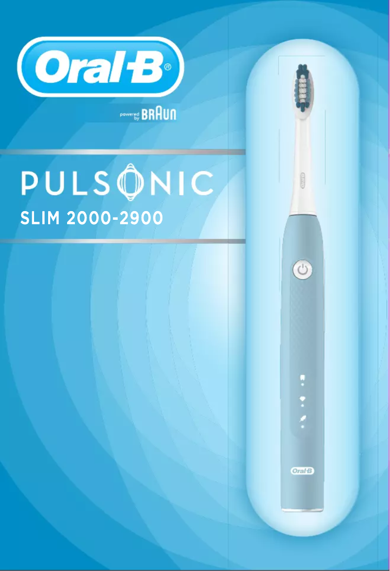 Page 1 de la notice Manuel utilisateur Oral-B Pulsonic Slim Clean 2000