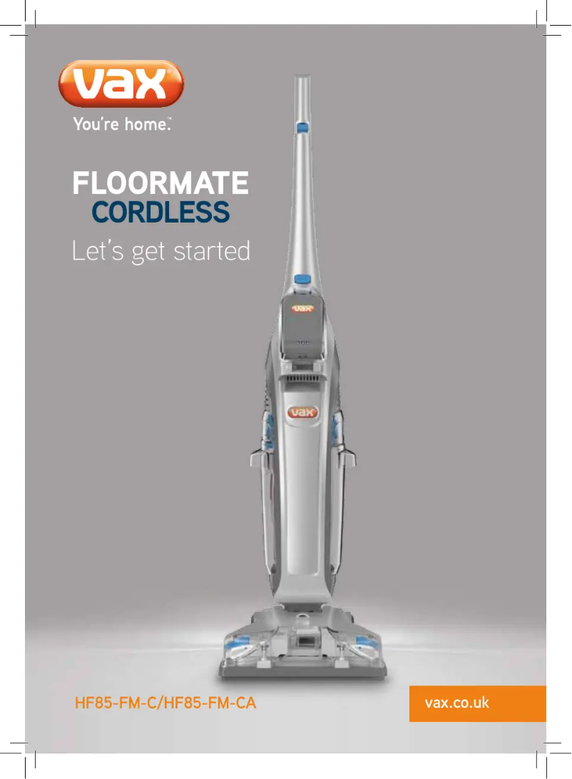 Page n°1 - Manuel utilisateur Vax Commercial Floormate VCSD-03