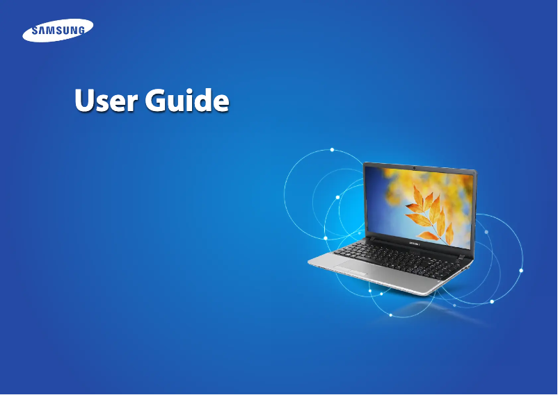 Page 1 de la notice Manuel utilisateur Samsung NP300E5C