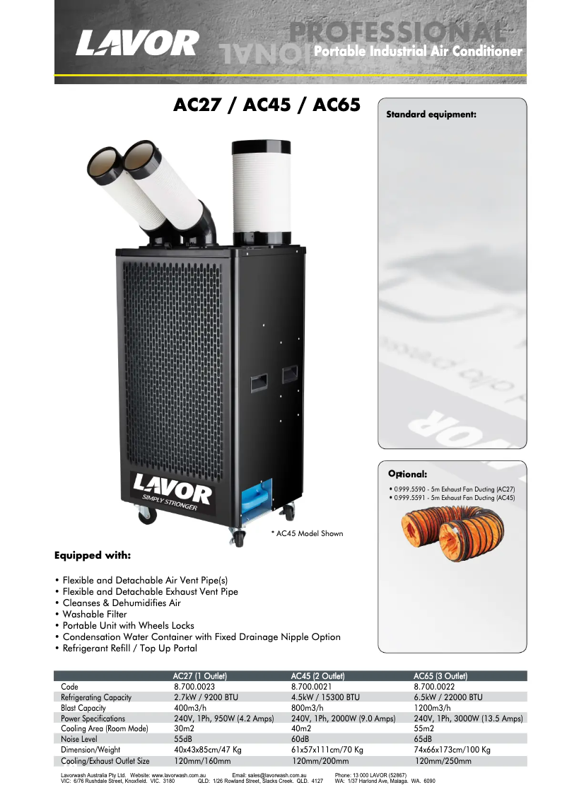 Image de la première page du manuel de l'appareil AC45