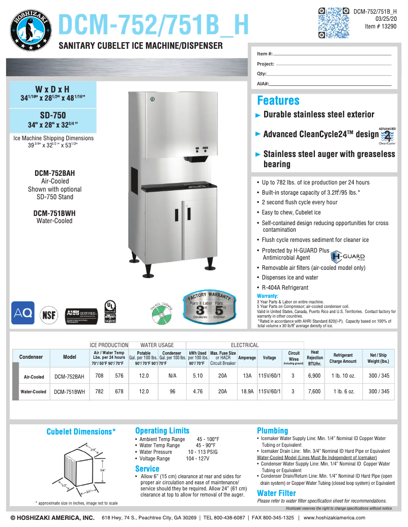 Image de la première page du manuel de l'appareil DCM-751BAH