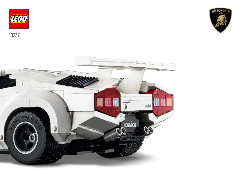 Page 1 de la notice Manuel utilisateur Lego Icons 10337