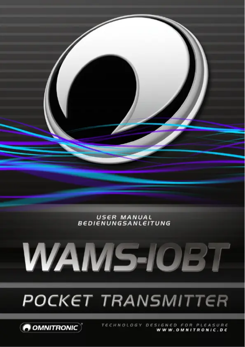 Page n°1 - Manuel utilisateur Omnitronic WAMS-10BT