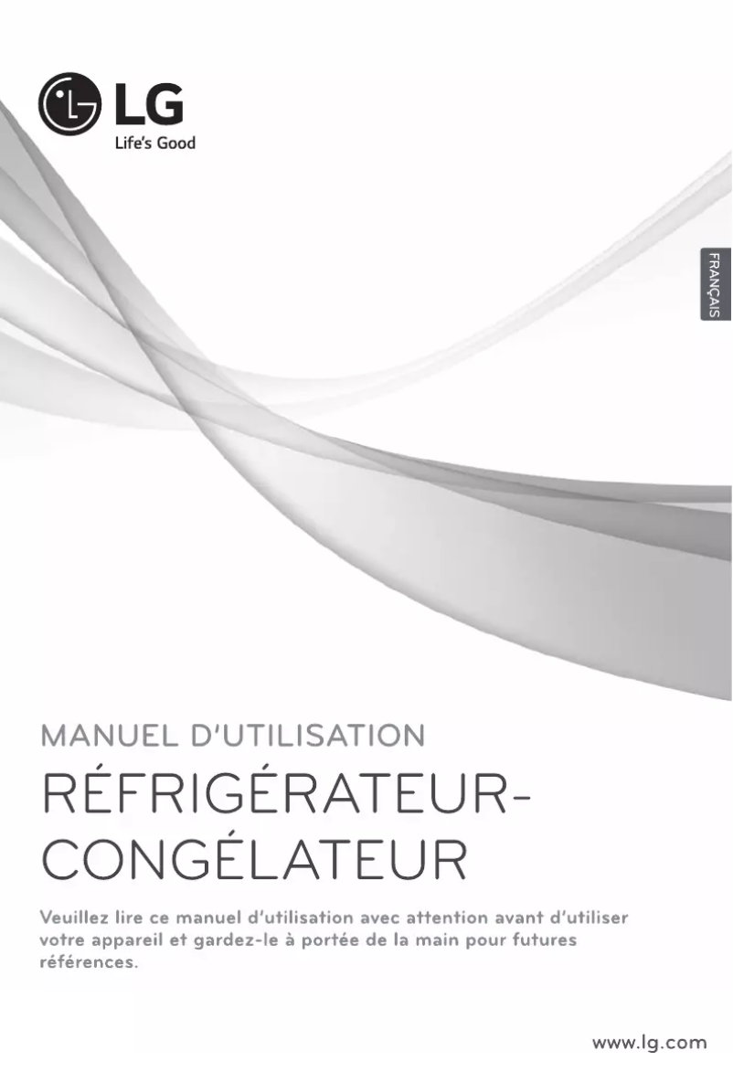 Page 1 de la notice Manuel utilisateur LG GB4816SWH