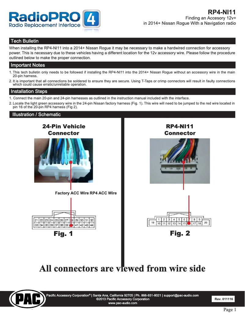 Imagen de la primera página del manual del dispositivo RP4-NI11