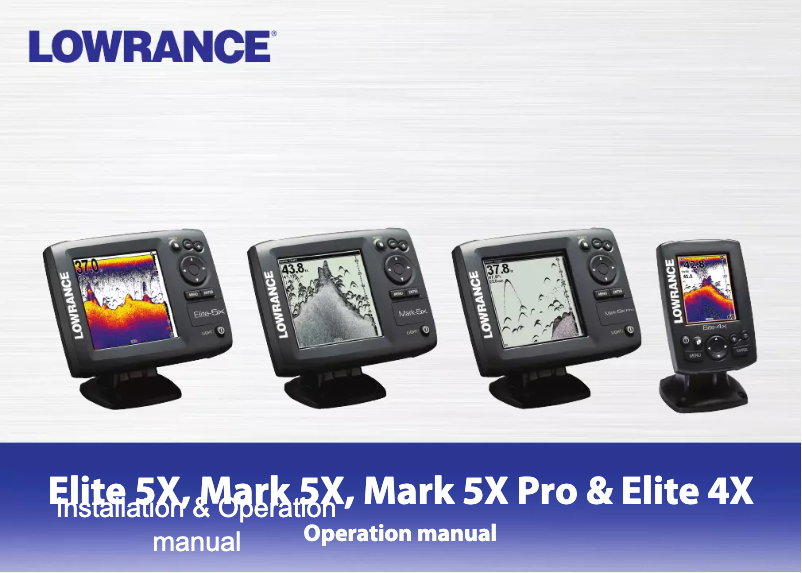 Image de la première page du manuel de l'appareil Mark 5x Pro
