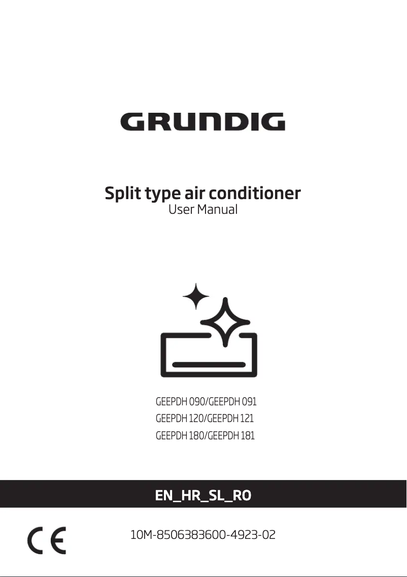 Image de la première page du manuel de l'appareil GEEPDH 120/ GEEPDH 121