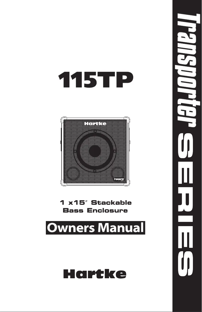 Page 1 de la notice Manuel utilisateur Hartke 115TP