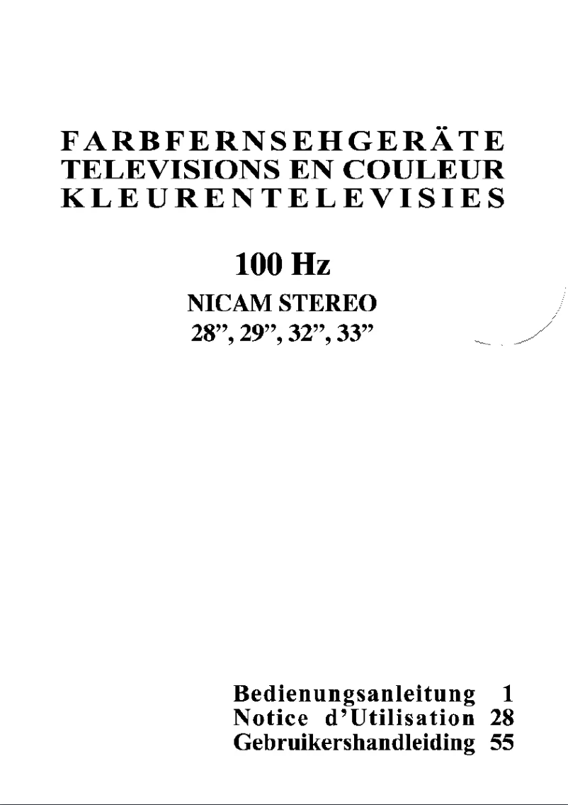 Image de la première page du manuel de l'appareil BWT 270 RF 100