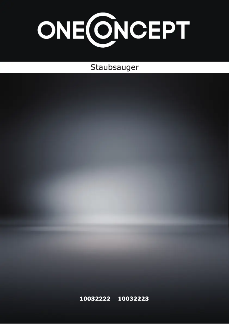 Página 1 del manual Manual de usuario OneConcept Primo