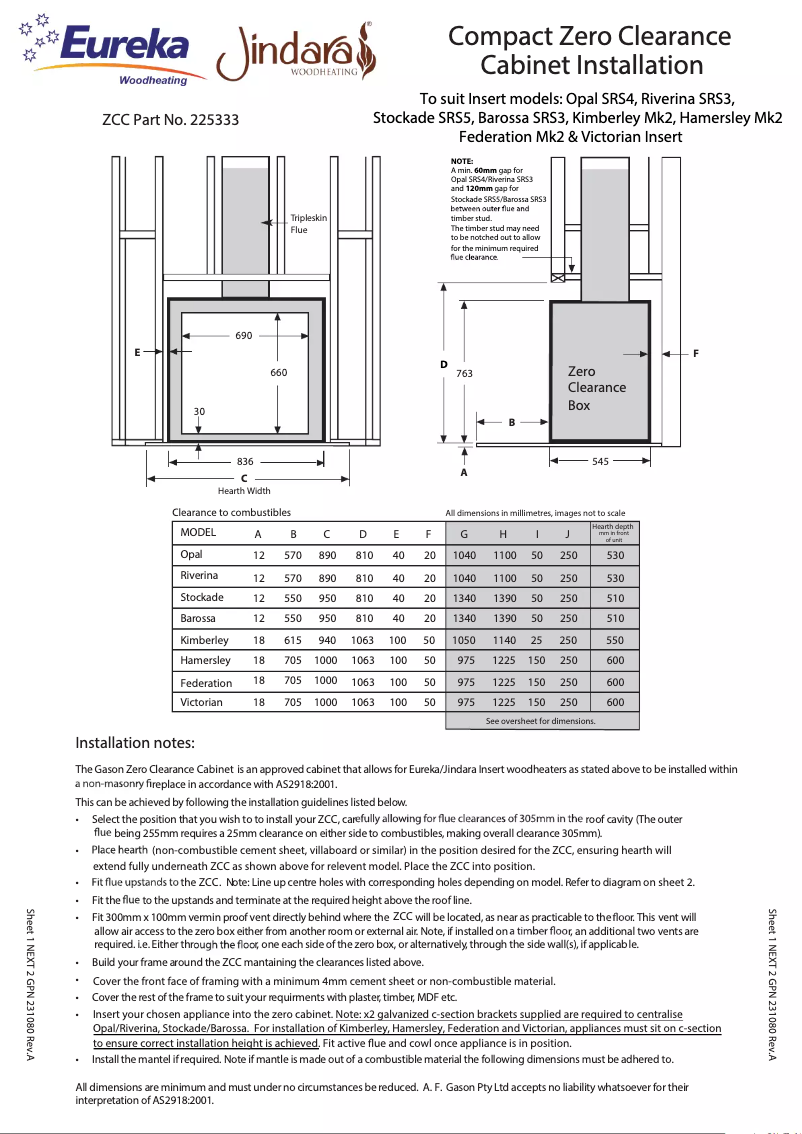 Image de la première page du manuel de l'appareil Kimberley Mk2
