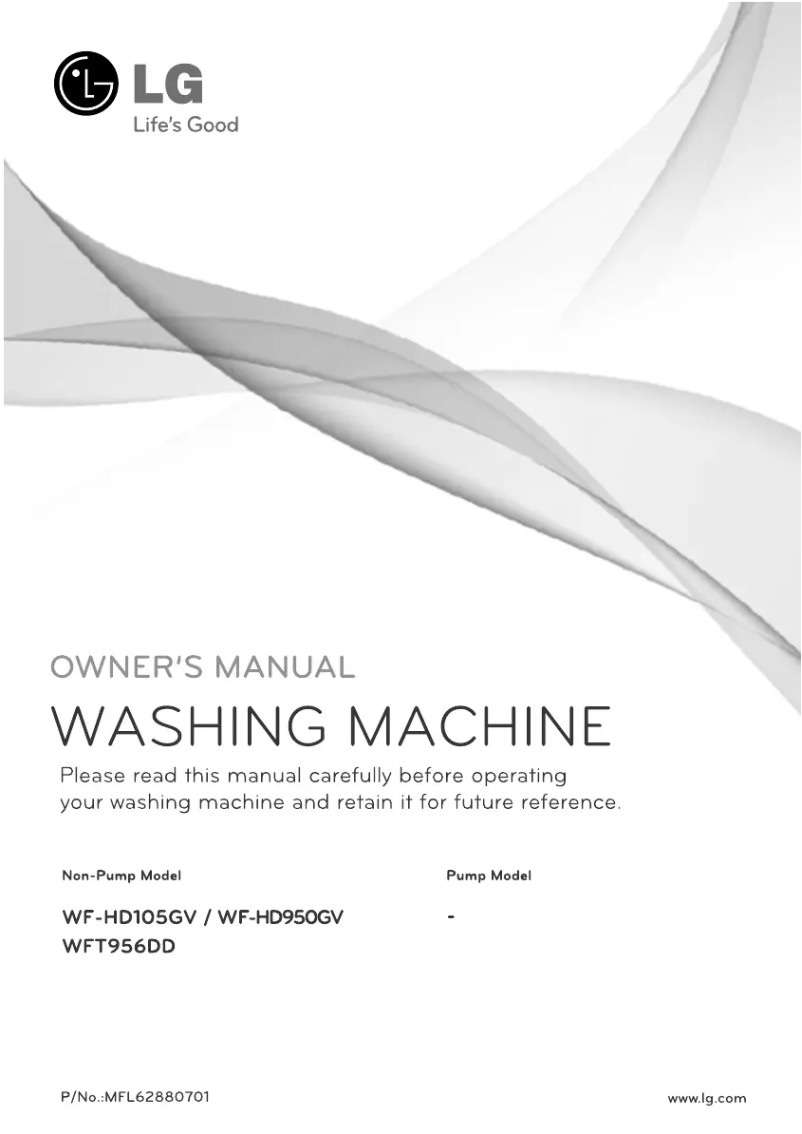 Página 1 del manual Manual de usuario LG WF-FD950GV