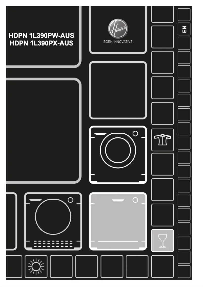 Page 1 de la notice Manuel utilisateur Hoover HDPN 1L390PX-AUS