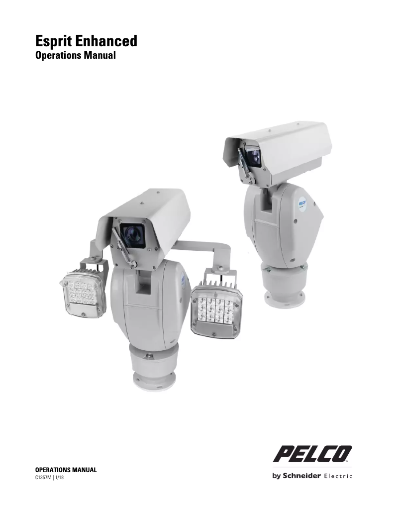 Page n°1 - Manuel utilisateur Pelco Esprit Enhanced ES6230-15P-R2