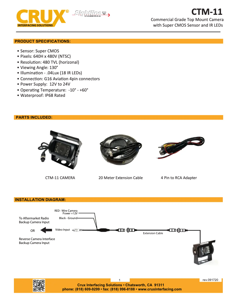 Image de la première page du manuel de l'appareil CTM-11