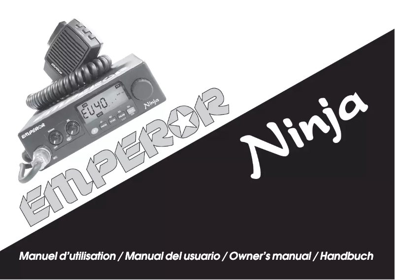 Page n°1 - Manuel utilisateur President Emperor Ninja