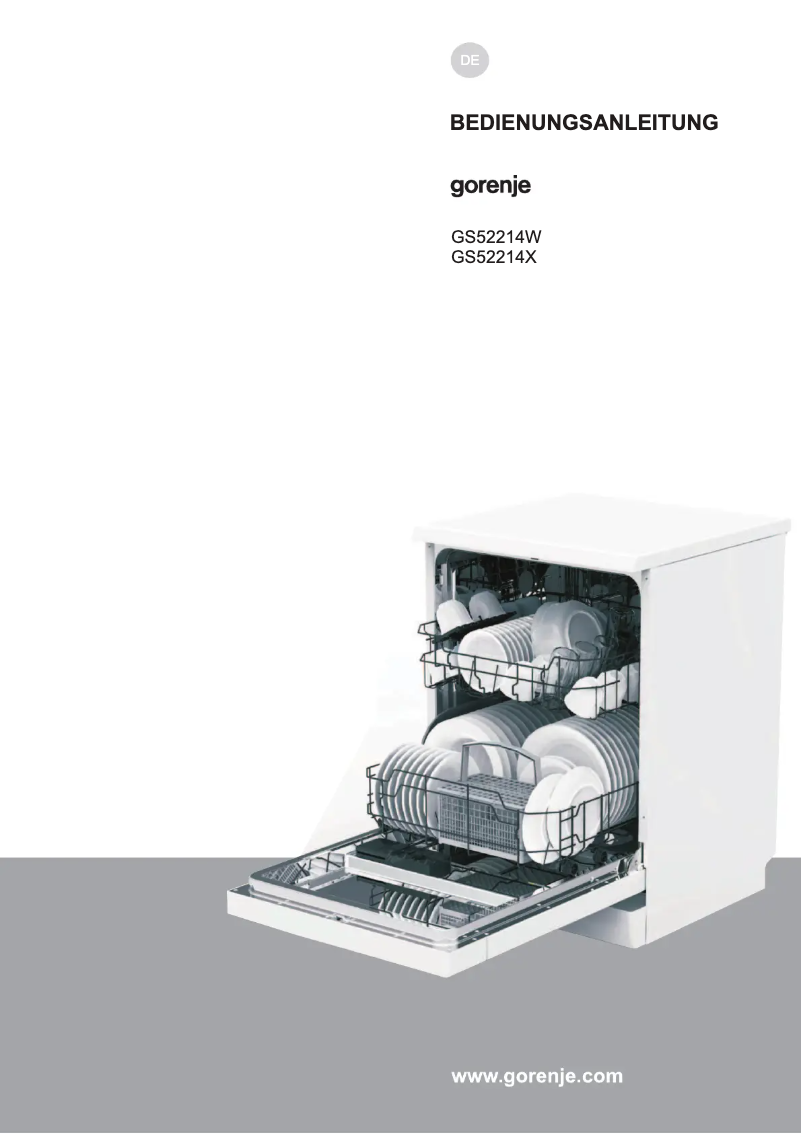 Image de la première page du manuel de l'appareil GS52214W