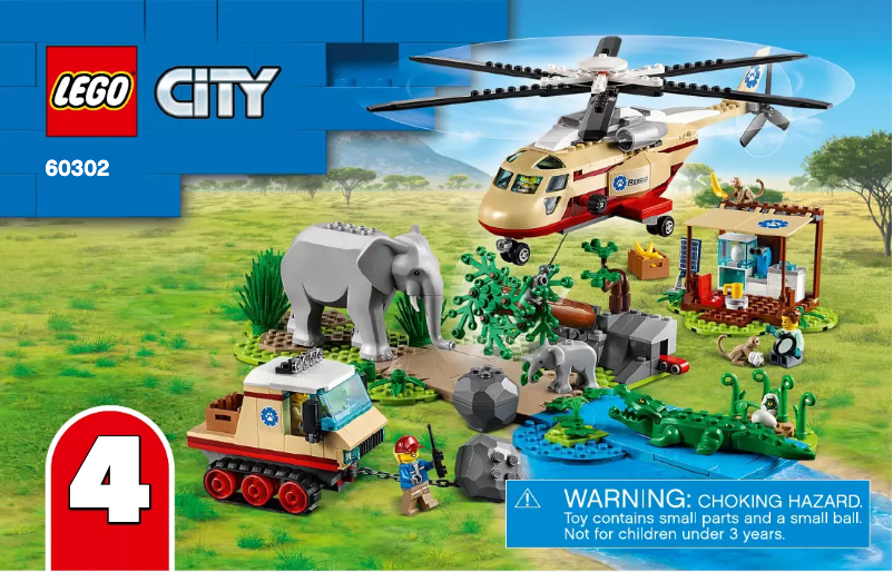 Page 1 de la notice Manuel utilisateur Lego City 60302