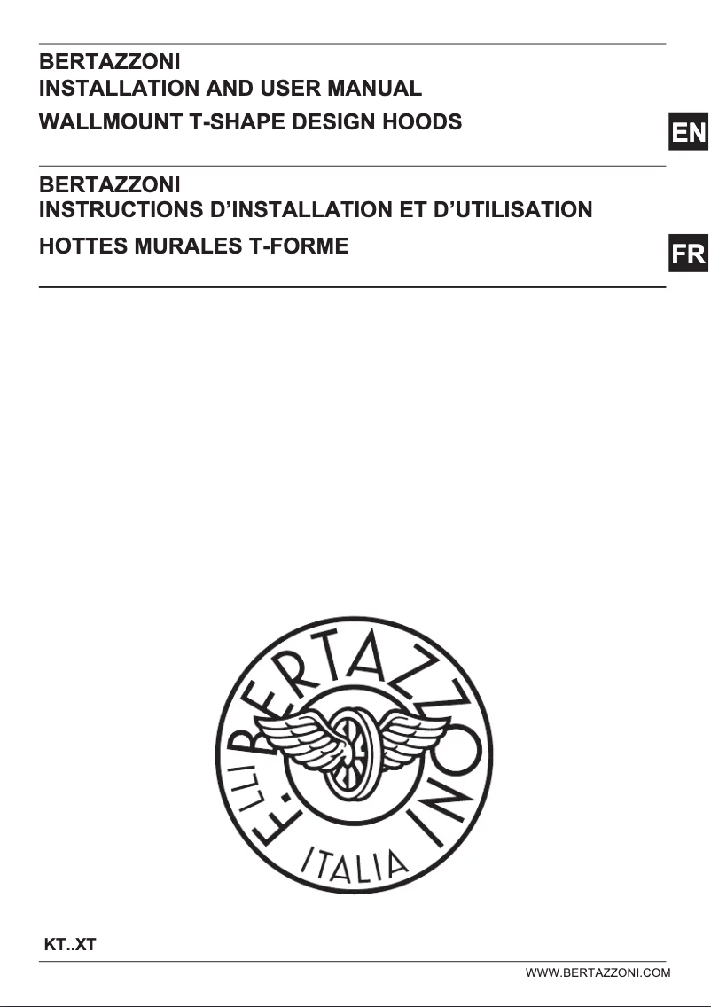 Page 1 de la notice Manuel utilisateur Bertazzoni KT36XT