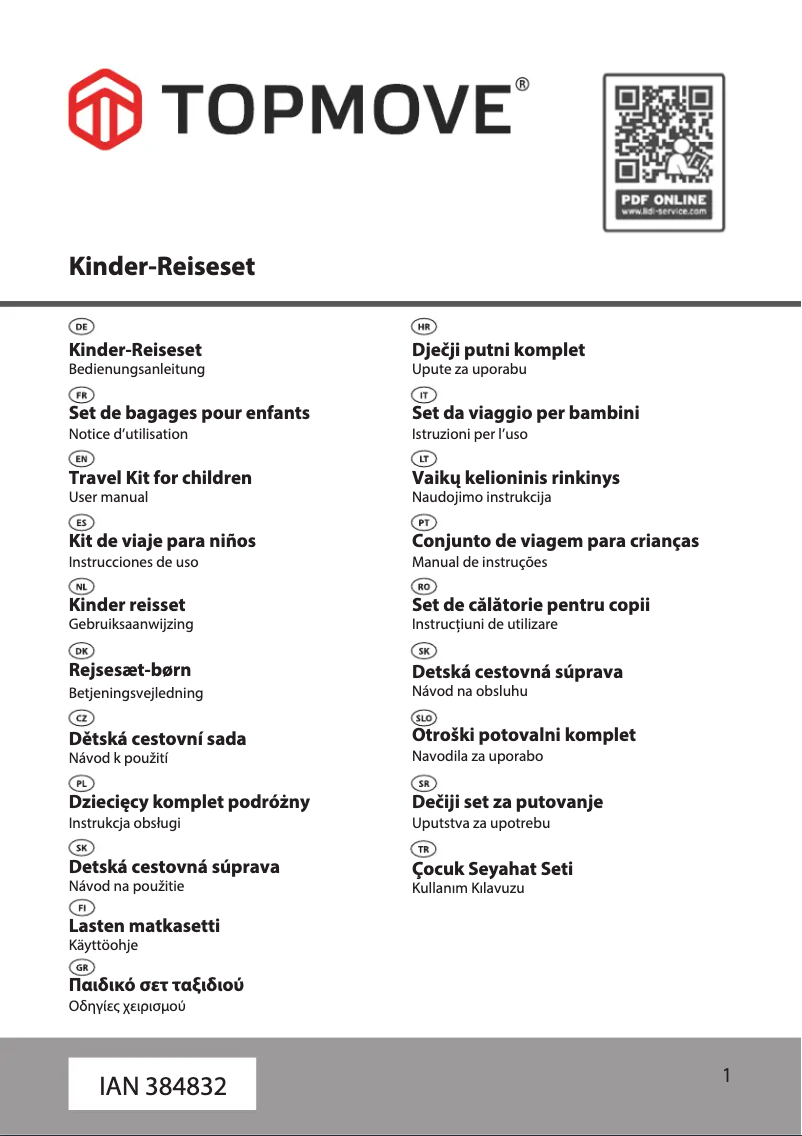 Image de la première page du manuel de l'appareil IAN 384832