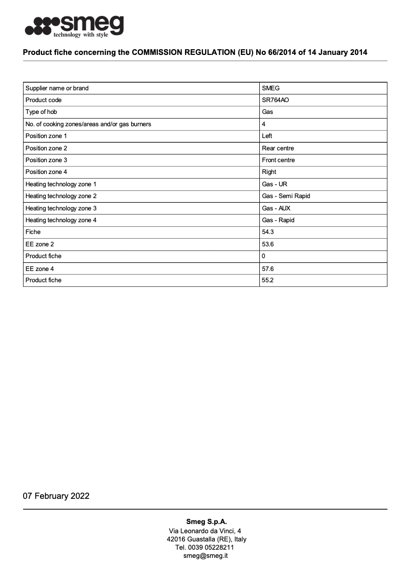 Image de la première page du manuel de l'appareil SR764AO