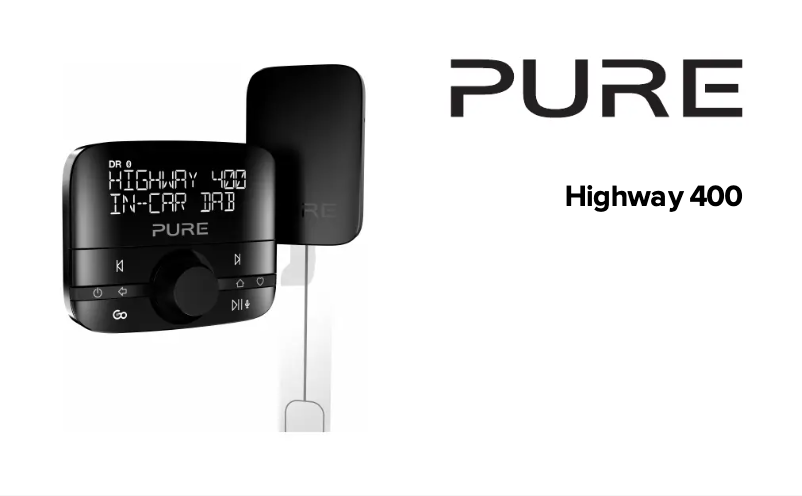Page 1 de la notice Manuel utilisateur Pure Highway 400