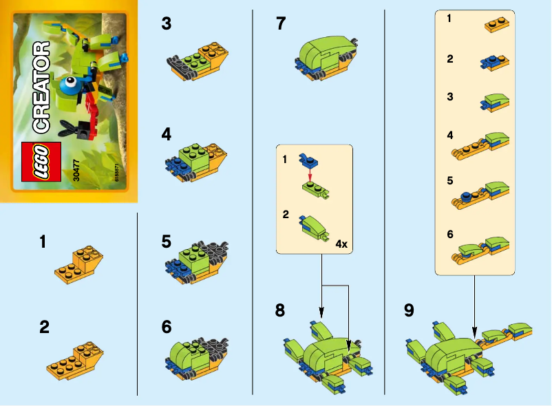 Image de la première page du manuel de l'appareil Creator 30477