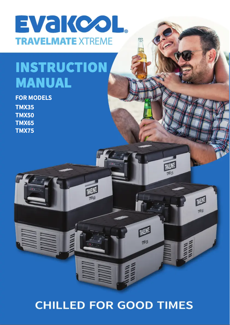 Page n°1 - Manuel utilisateur Evakool TMX65
