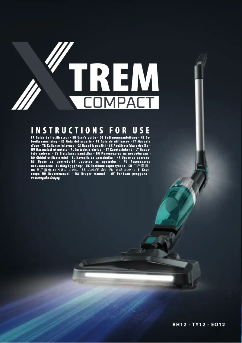 Page n°1 - Manuel utilisateur Tefal Xtrem Compact TY1238