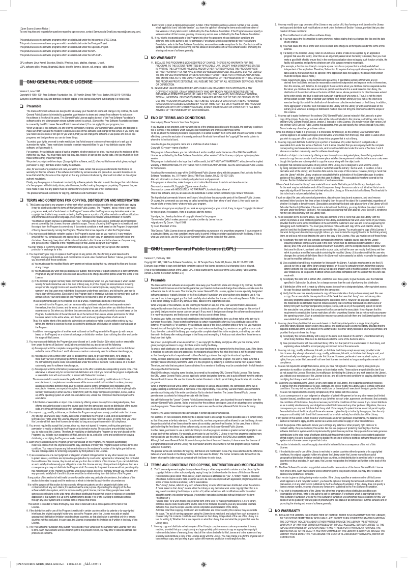 Page n°1 - Manuel utilisateur Samsung BD-C8500S