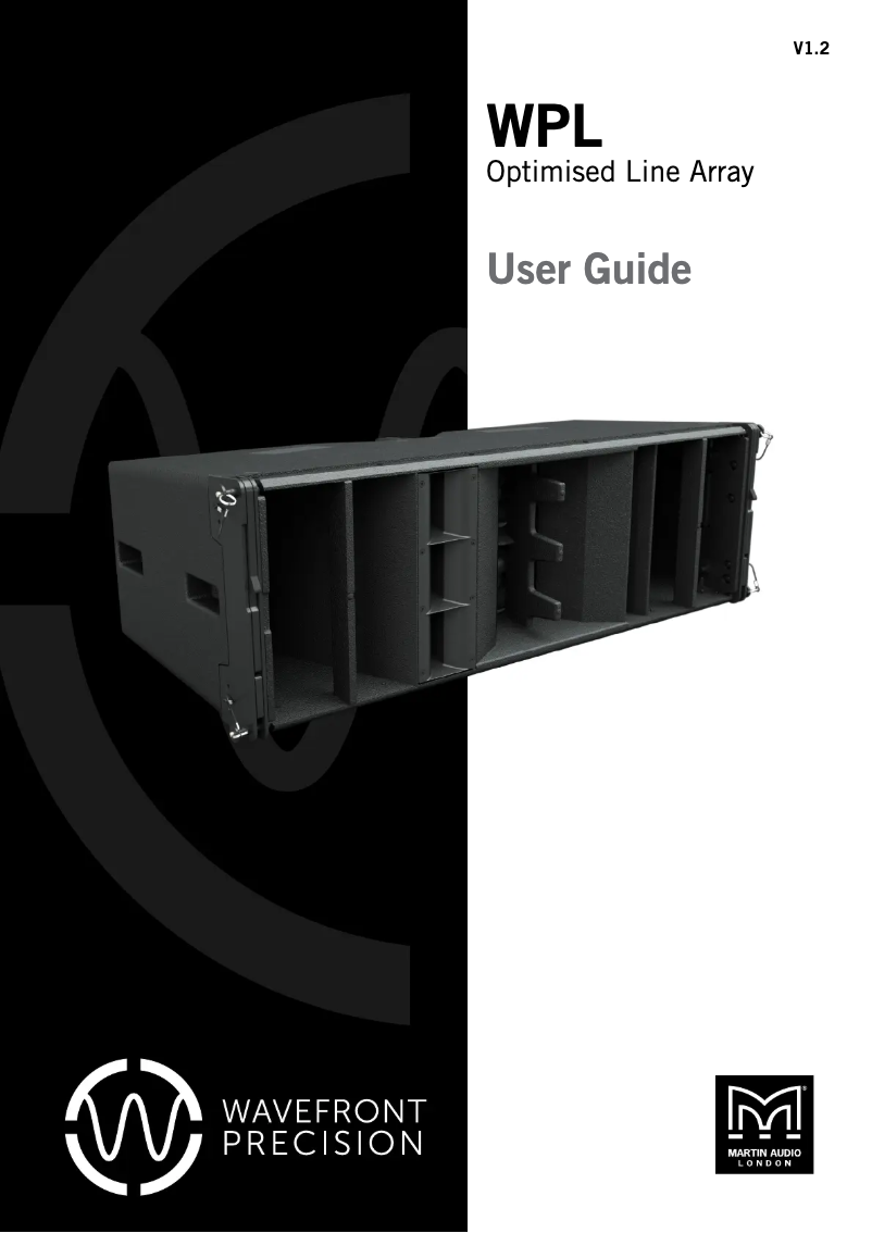 Page n°1 - Manuel utilisateur Martin Audio WPL
