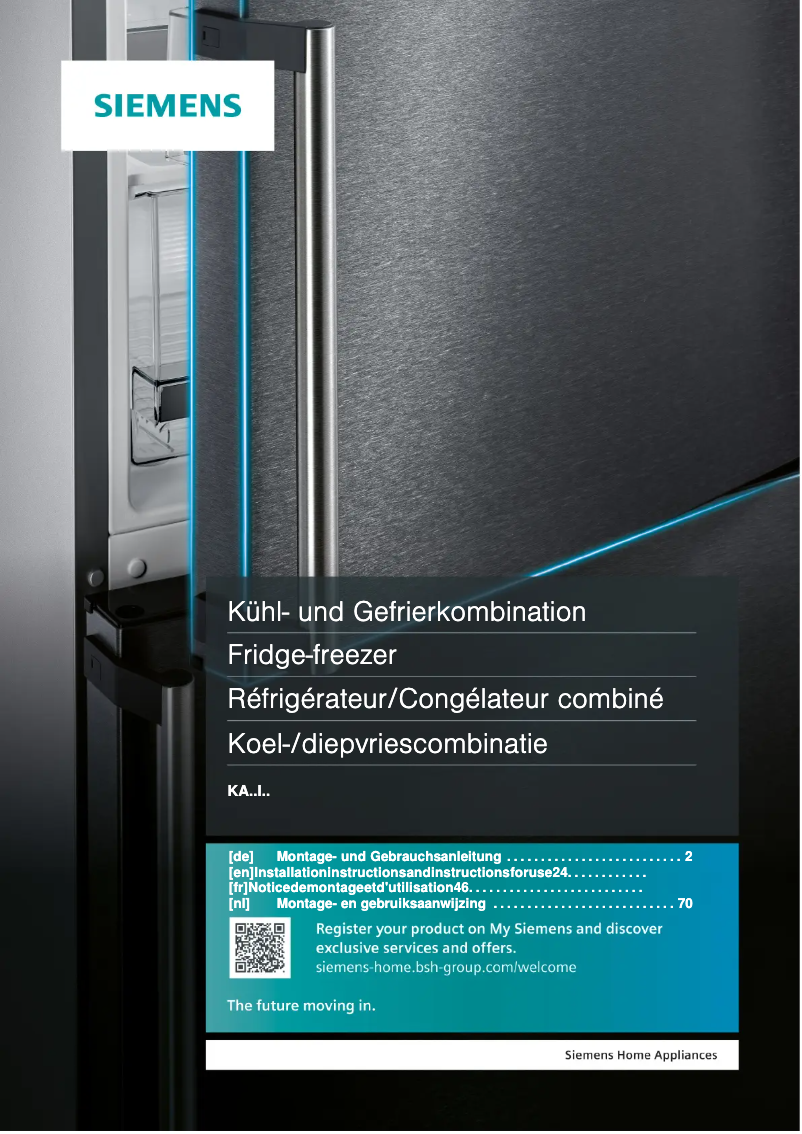 Page n°1 - Guide d'installation Siemens KA93IVIFP