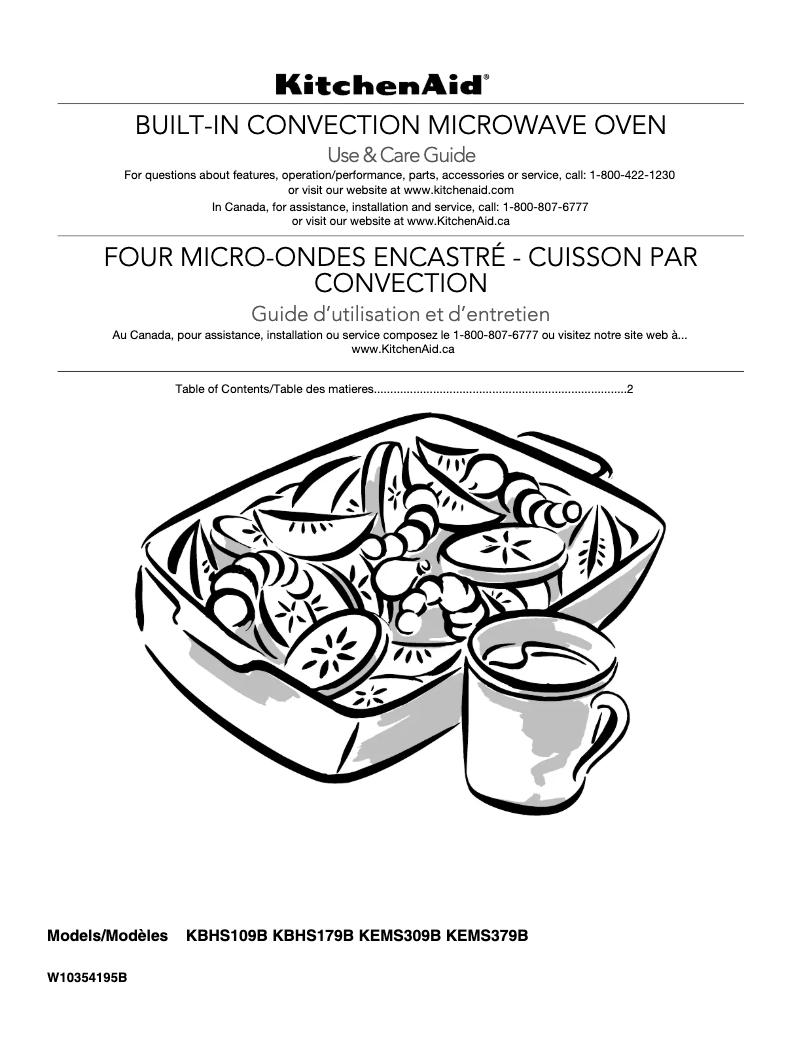 Image de la première page du manuel de l'appareil KBHS179BSS00