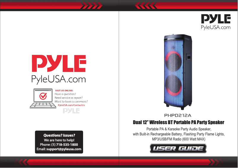 Imagen de la primera página del manual del dispositivo PHPD212A