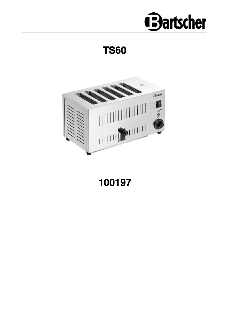 Image de la première page du manuel de l'appareil TS60